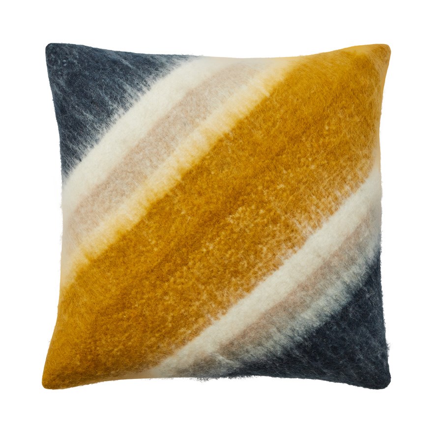 Mustard 2025 navy cushion