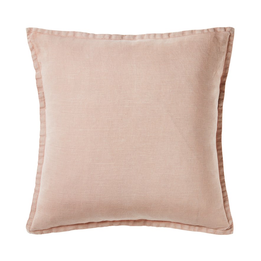 Pink shop linen pillow