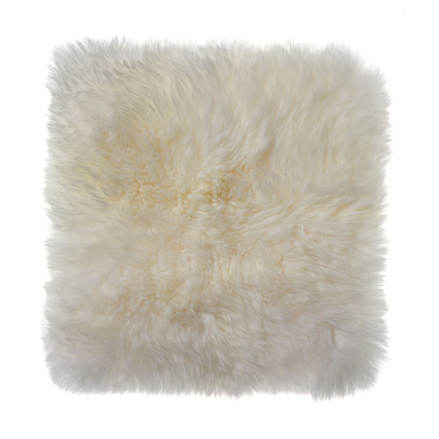 Square sheepskin seat discount pad