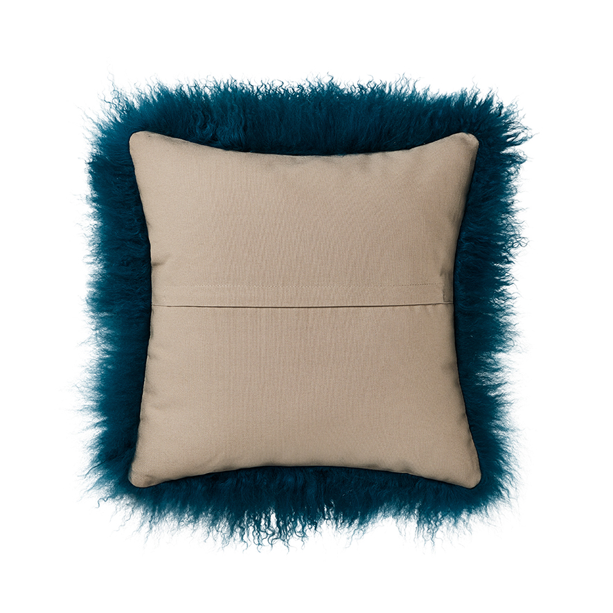 Teal hotsell mongolian cushion