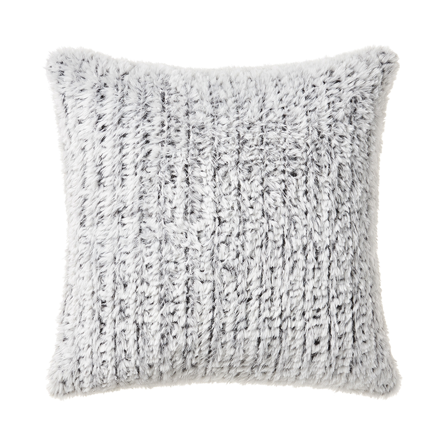 Grey feather outlet pillows