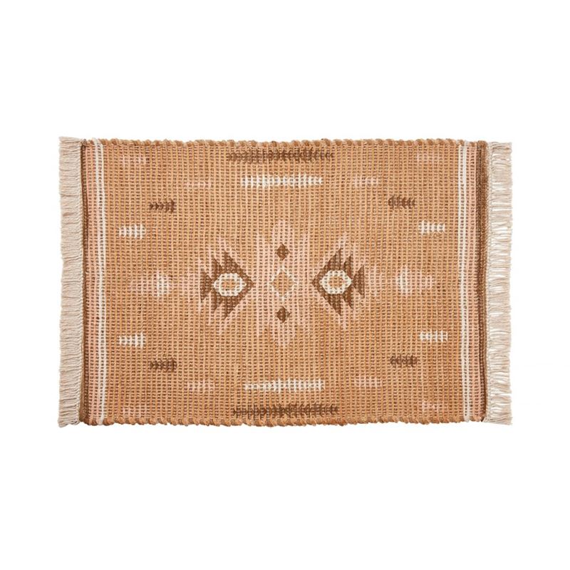 Monte Aztec Caramel Indoor Mat | Adairs