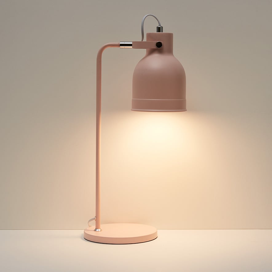 Dusty pink sale bedside lamps