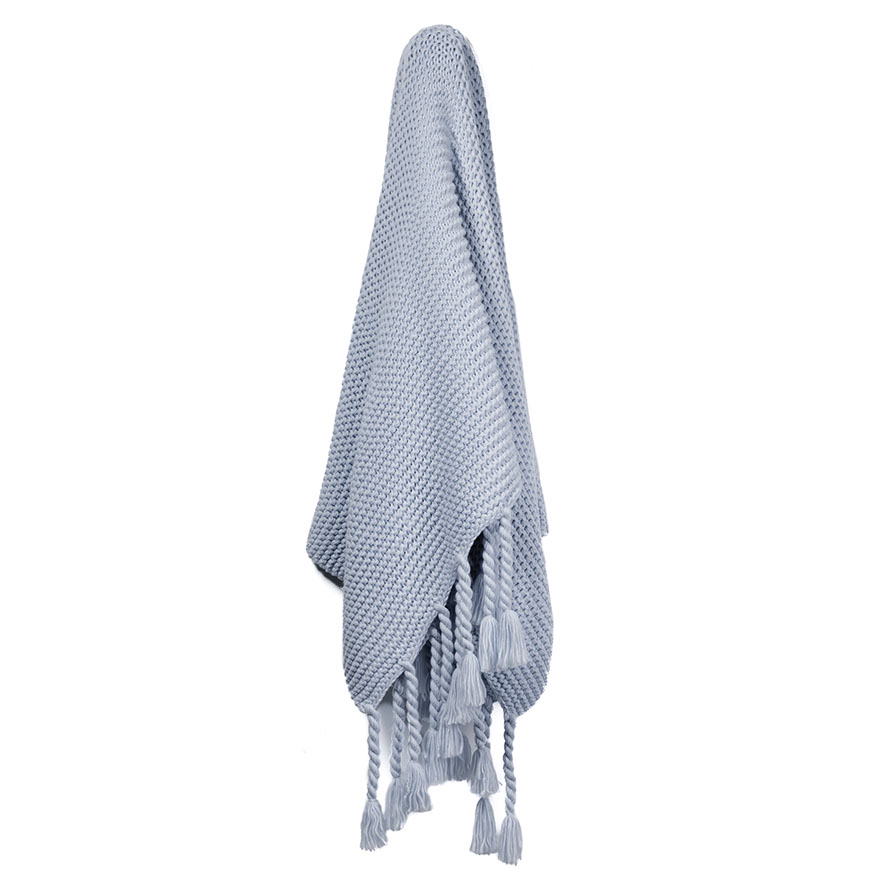 Sky discount blue throw