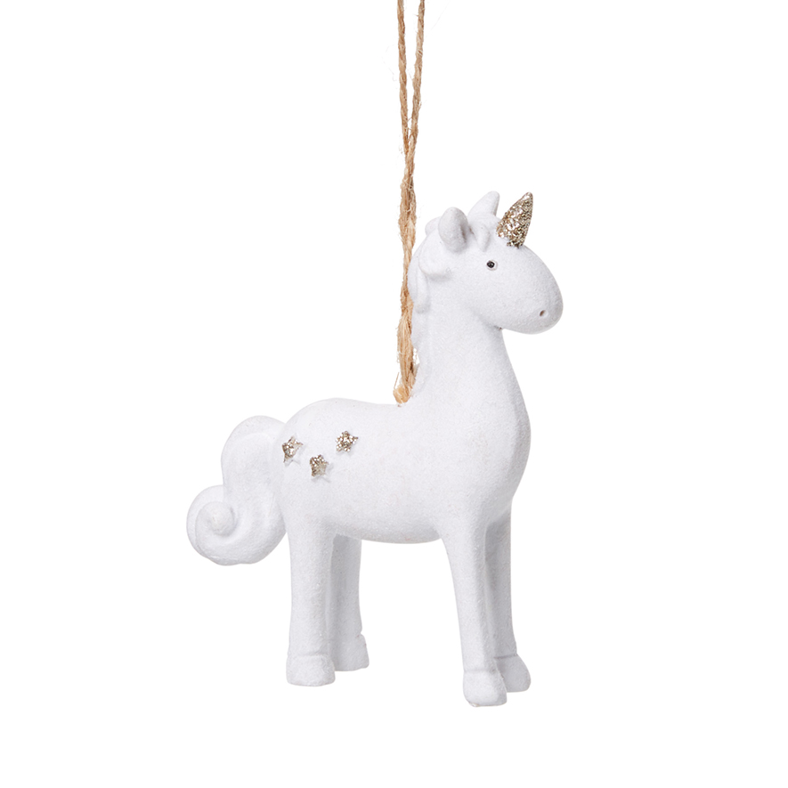 Hanging Resin Unicorn Decoration | Adairs